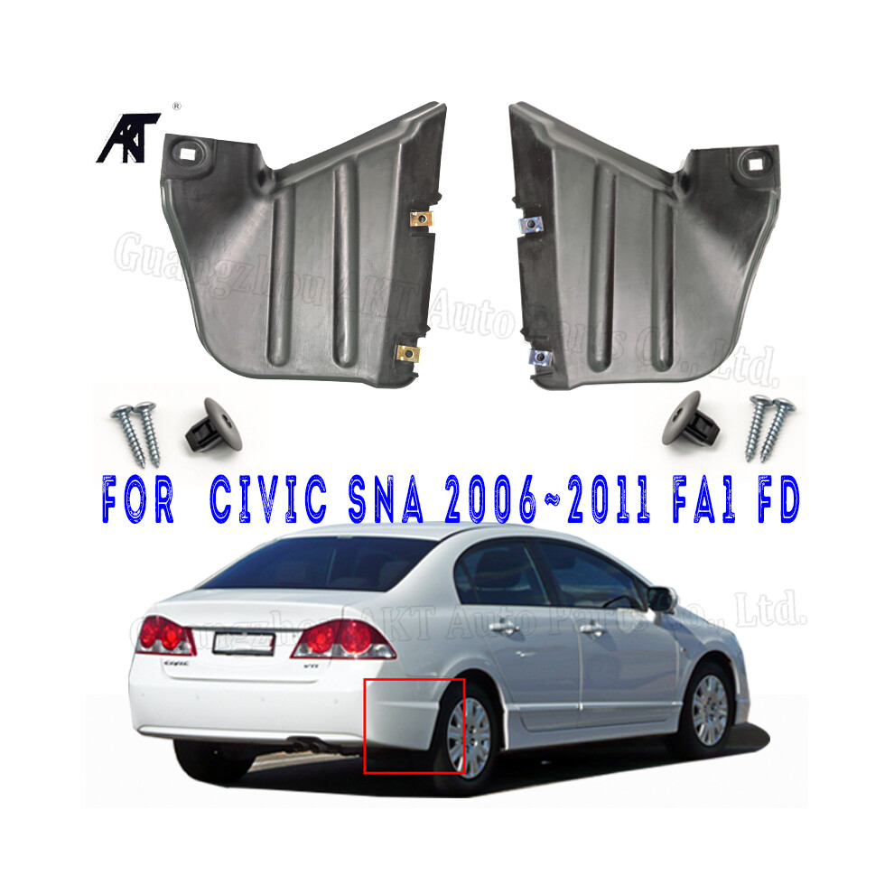 2Pcs/Set Rear Fender Liner For Honda Civic Sna Snb 2006~2011 Fa1 Fd Rear Wheel Fender Cover 8721142168992