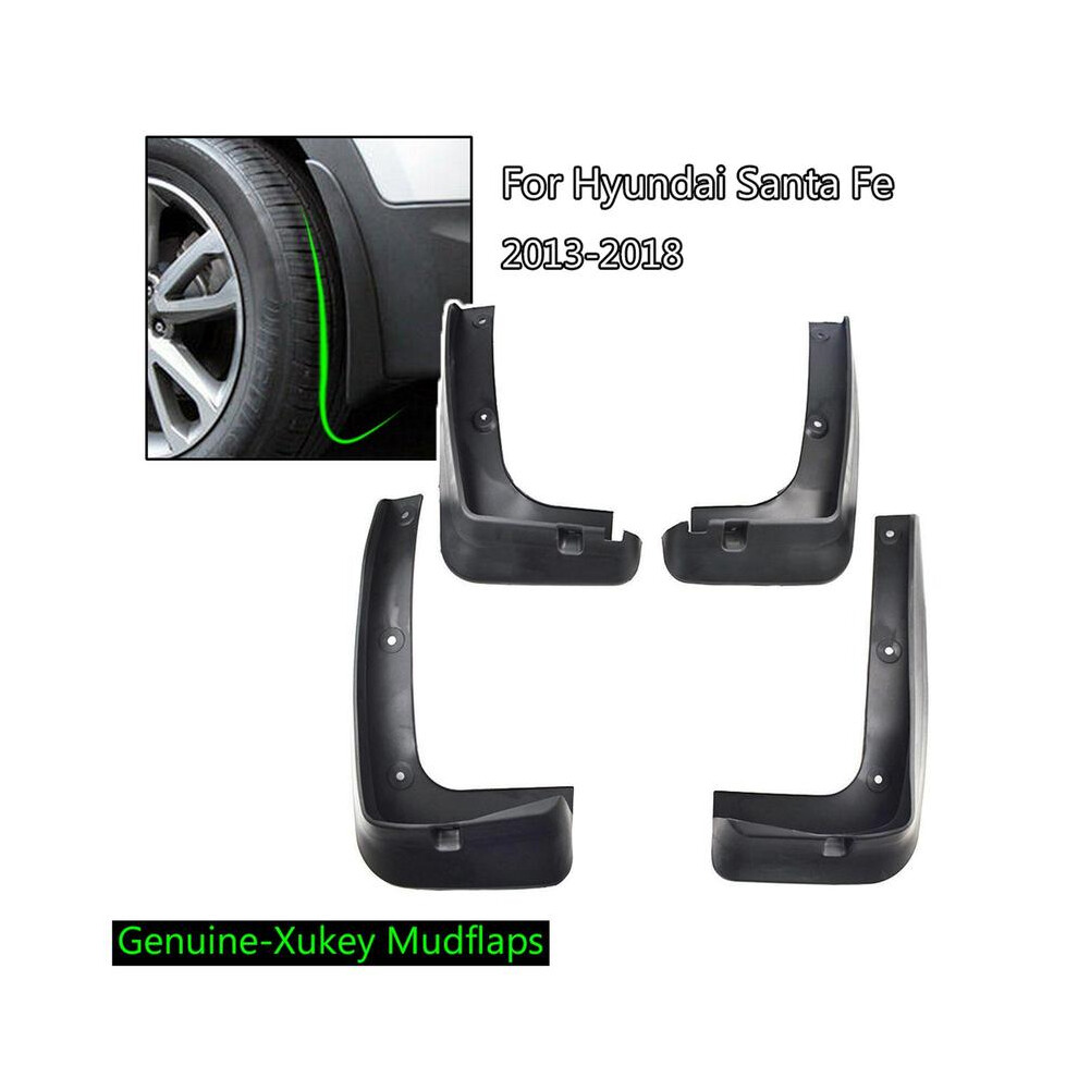 4X For Hyundai Santa Fe DM XL IX45 2013 - 2016 2017 2018 Mudguards Mud Flaps Splash Guards Fender Liner Front Rear Left Right