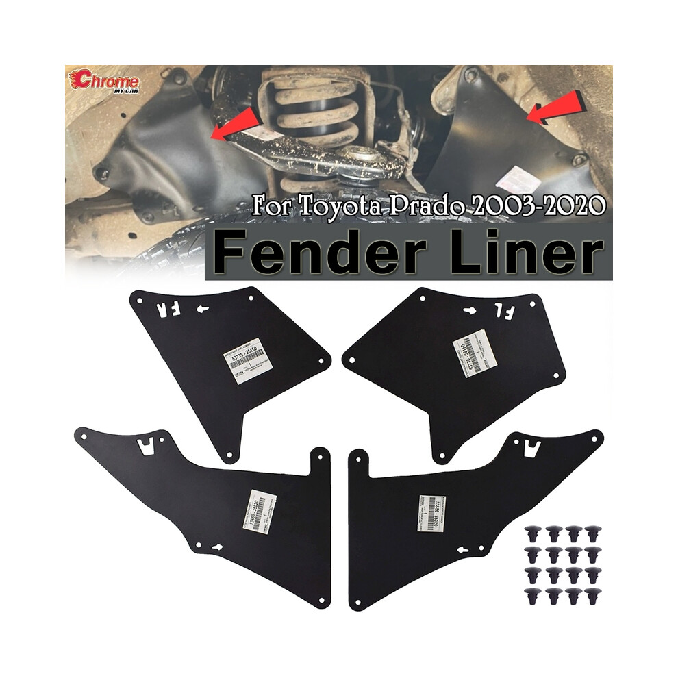 For Toyota Land Cruiser Prado J120 J150 Fj Cruiser Mudguards Splash Shield Mud Flaps Guards Fender Liners Rubber Car Accessories 8721142168046