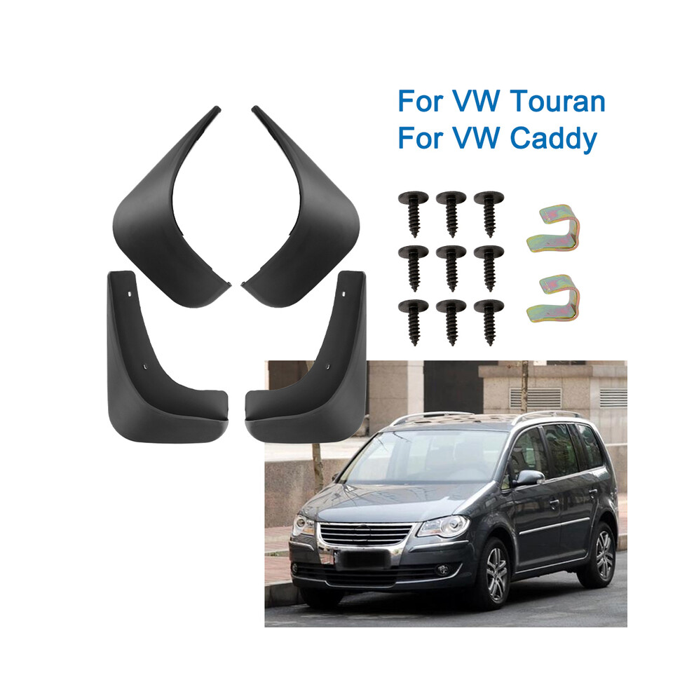Car-Styling Mud Flaps Car Accessories Splash Guards Front Rear Mudguards Fender 4Pcs/Set For Vw Touran Caddy 8721142168350