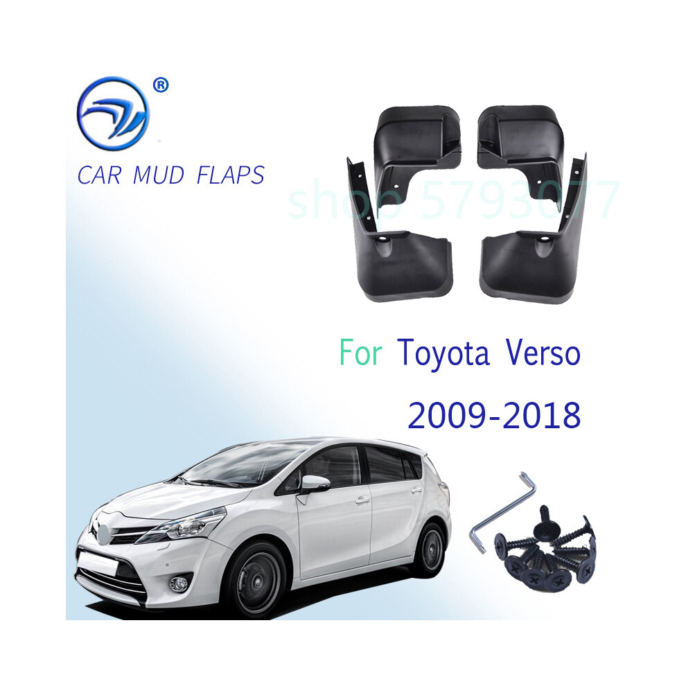 Car Mud Flaps For Toyota Verso 2009-2018 Mudflaps Splash Guards Mud Flap Mudguards Fender 2010 2011 2012 2013 2014 2015 2016 17 8721142167339