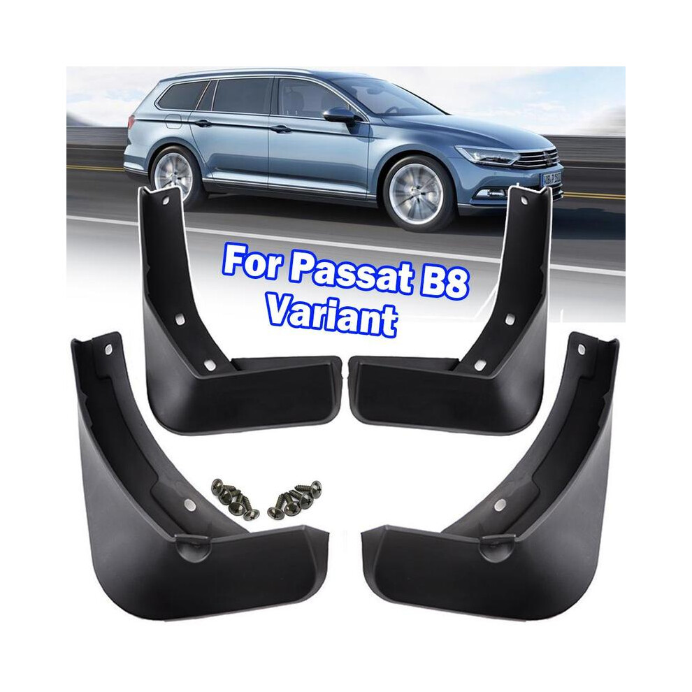 Maxpower Set Front Rear For Vw Passat B8 B8.5 3G Estate Variant 2016-2021 Mud Flaps Mudflaps Splash Guards Mudguards 2017 2018 2019 2020