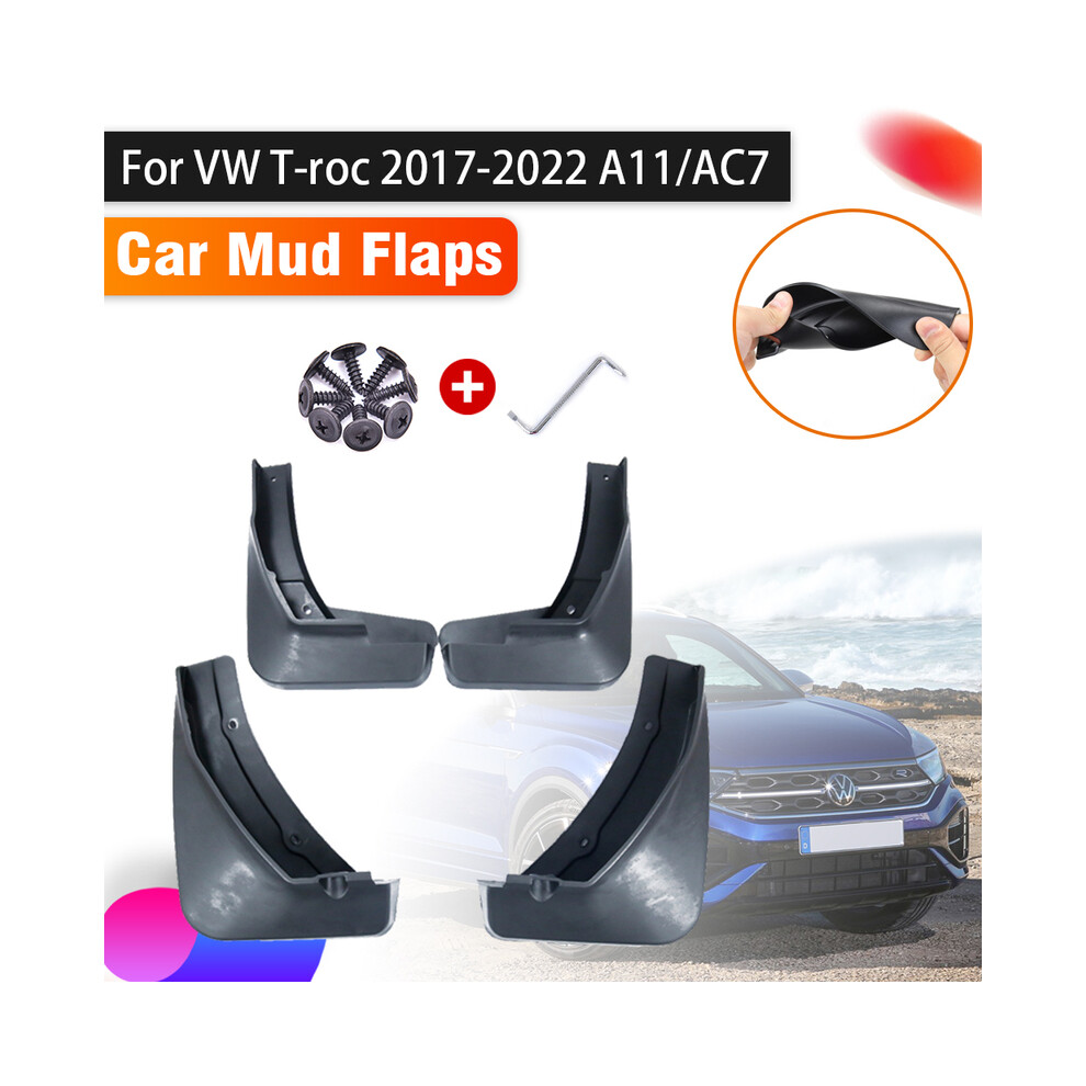 Mudguards For Vw Volkswagen Troc 2022 Accessories T Roc T-Roc 2017~2022 A11 Ac7 Splash Guard Front Rear Fender Car Accessories 8721142167902