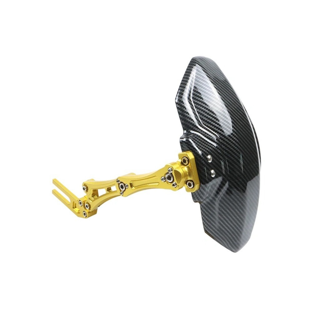(Gold) Motorcycle Rear Fender Cnc Aluminium Moto Rear Mudguard Motorbike Carbon Fiber Printed Plastic Mudguard For Honda Yamaha Susuki Gold 8721142165205