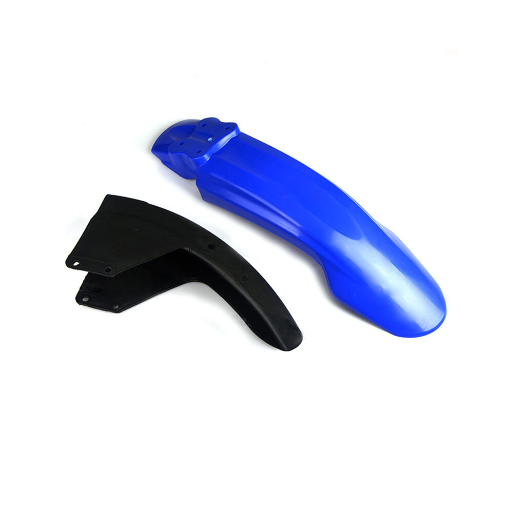 Motorcycle Front Mud Fender Protect Cover Complete For Yamaha Ybr125 Ybr125g Ybr 125 Dirt Bike Off Road Guard Mudguard Set Black/Blue 8721142157941