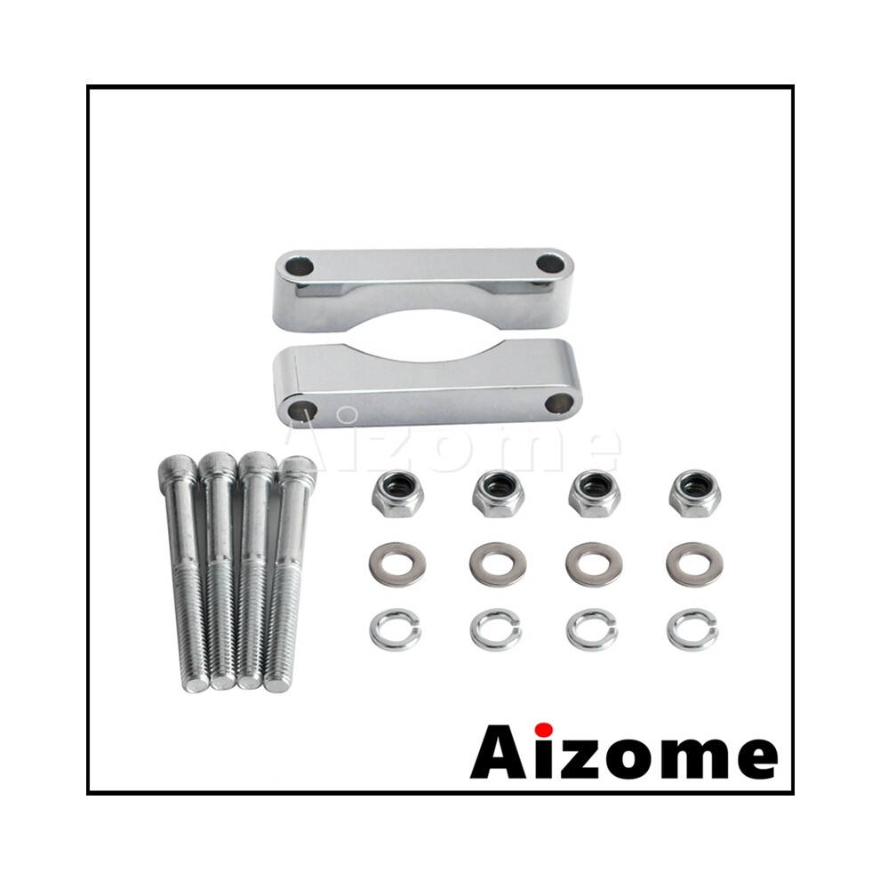 (Chrome) 21 Aluminum Front Fender Bracket For Harley Touring Road King Tour Street Glide Electra Glide Flt Flht Flhr Flhx Fltr Fl 14-Up 8721142157842