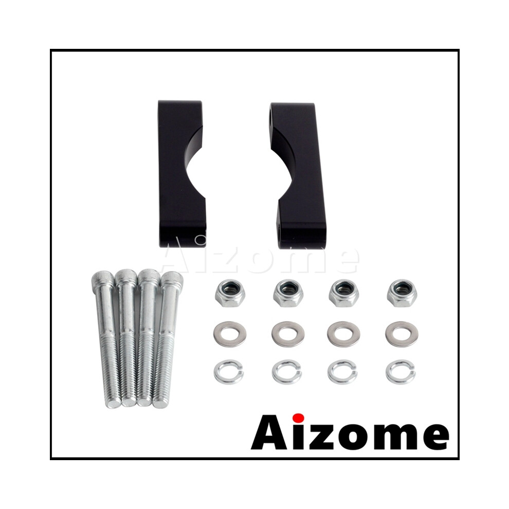 (Black) 21 Aluminum Front Fender Bracket For Harley Touring Road King Tour Street Glide Electra Glide Flt Flht Flhr Flhx Fltr Fl 14-Up Black 8721142157859