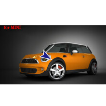 (left front) for BMW Mini Cooper R50 2002-2008 Wheel Arch Trim Eyebrow Upper Fender Rubber Cover Tool Car Fender Parts Exterior Accessories