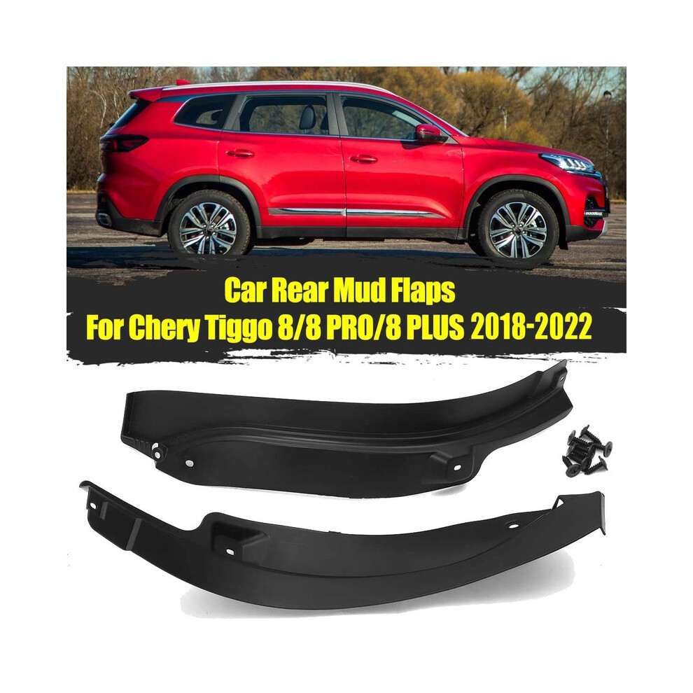 Fender For Chery Tiggo 8 Tiggo 8 Plus/Pro 2018-2020 2021 2022 Car Mudguards Mud Flaps Anti Dirt Cover Rear Wheel Arch Black 8721142145146