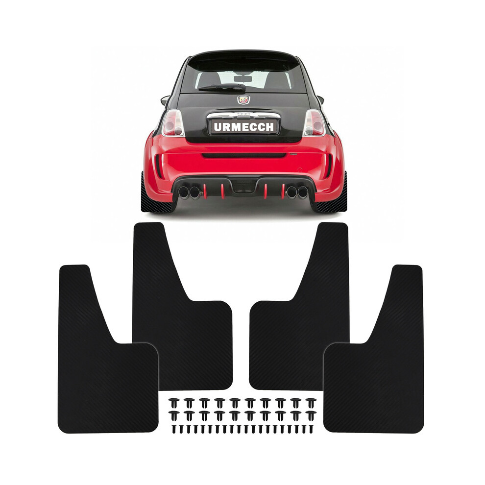 Splash Guards For Fiat 500 500C 500L 500X 500E Abarth 595 695 Racing Mud Flaps Mudflaps Mudguards Fender Arrow Sign Sticker 8721142141230
