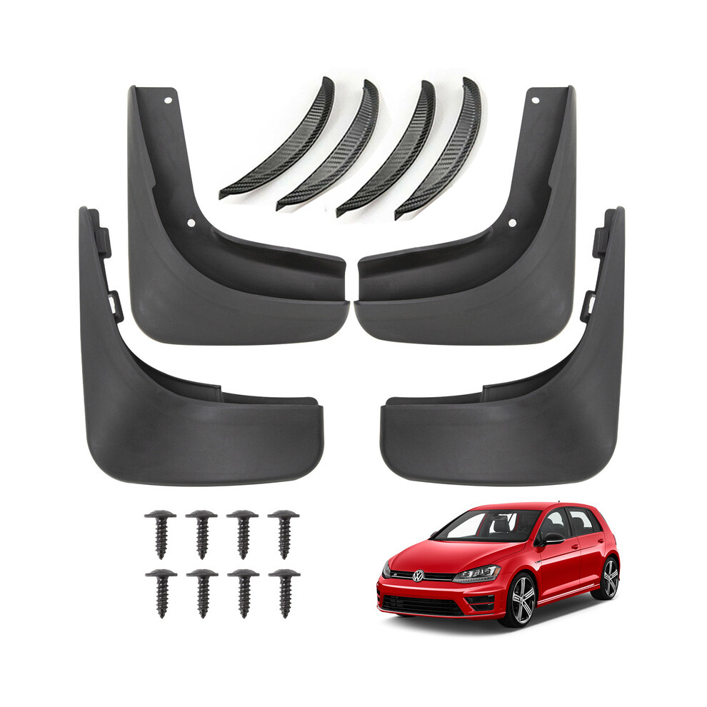 For Volkswagen Vw Golf 6 Mk6 Hatchback 2009 2010 2011 2012 Set Molded Mud Flaps Mudflaps Splash Guards Front Rear Flap Mudguards 8721142141841