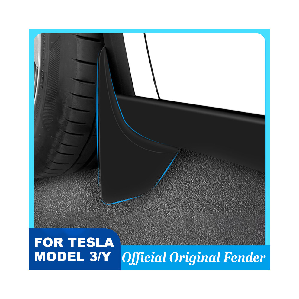 4Pcs Car Mud Fender For Tesla Model 3 Model Y Fender Mud Wheel Fender Accessories Mudguards Guards Fender Accessories Mudguards 8721142142350