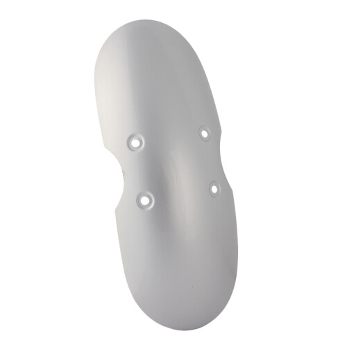 (Silver) Motorcycle Retro Short Front Fender Cafe Racer Mud Flap Guard ...