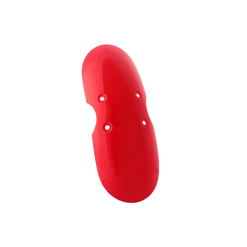 (Red) Motorcycle Retro Short Front Fender Cafe Racer Mud Flap Guard Mudguard For Triumph Bonneville T100/Scrambler Thruxton 900 01-16 Red 8721142136007