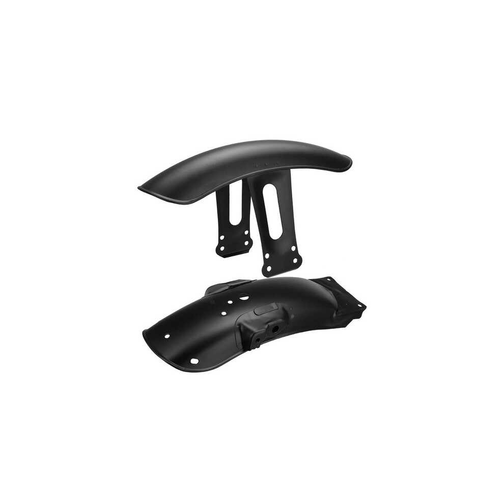 ( Front Rear) Motorcycle Chrome Front Rear Fender Retro Mudguard Cover Metal Protector For Honda Cg125 Cg 125 125Cc Black 8721142131163