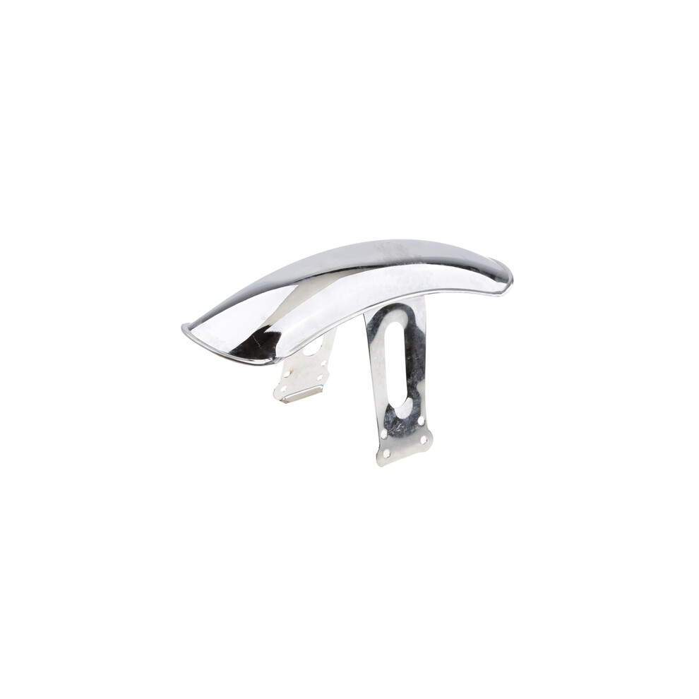 (Chrome Front) Motorcycle Chrome Front Rear Fender Retro Mudguard Cover Metal Protector For Honda Cg125 Cg 125 125Cc Black 8721142131118