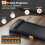 Casart Walking Pad Treadmill Under Desk Treadmill W/ LED Panel Remote Control 4