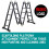 Multi-Purpose Combination Ladder 5.7 M & 2 Scaffold Working Platform 2