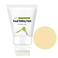 (Yellow) Wall Paint Small Rolling Brush Graffitis Dirty Cover Repair Paint Wall Renovation Environment Protection Latex Paint Wall Paste