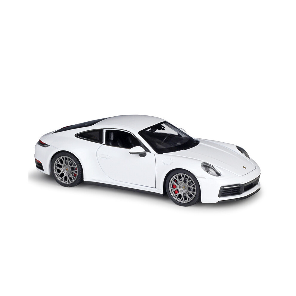 (White) 1:24 Porsche 911 Carrera 4S Alloy Sports Car Model Diecasts  Toy Metal Vehicles Car Model Simulation Collection Kids Gift