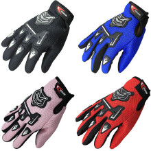 (Black) Full Finger Cycling Gloves Bmx Mtb Bike Riding Kids Children Gloves Boys Girls Hzi
