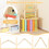 Casart 7-in-1 Reversible Climbing Frame for 3-14 Folding Climber (Multicolour) 9