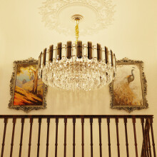 Modern Luxury Round Crystal Chandelier: 80cm 5 Tiers Pendant Light