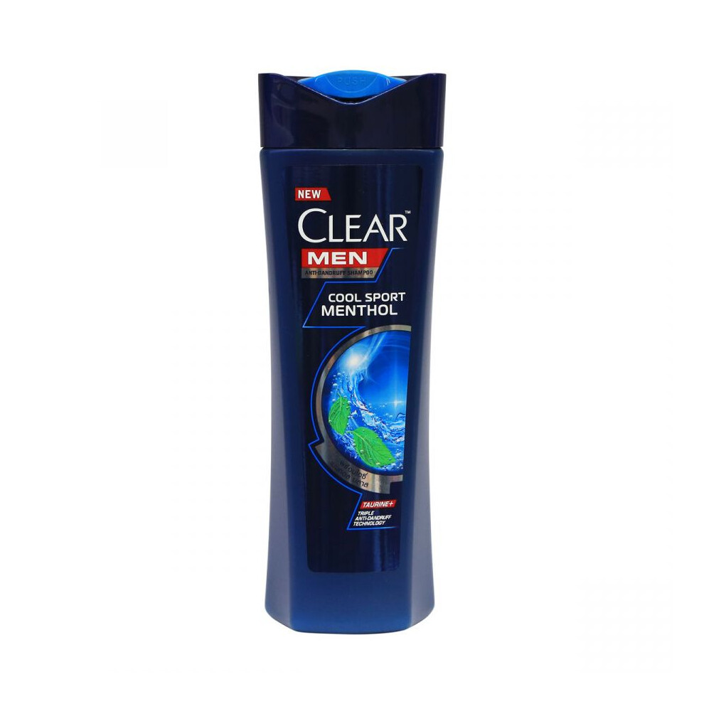 Clear Men Cool Sport Menthol Anti-Dandruff Control, Nourishing, Moisturizing, Scalp Care Shampoo 320ml