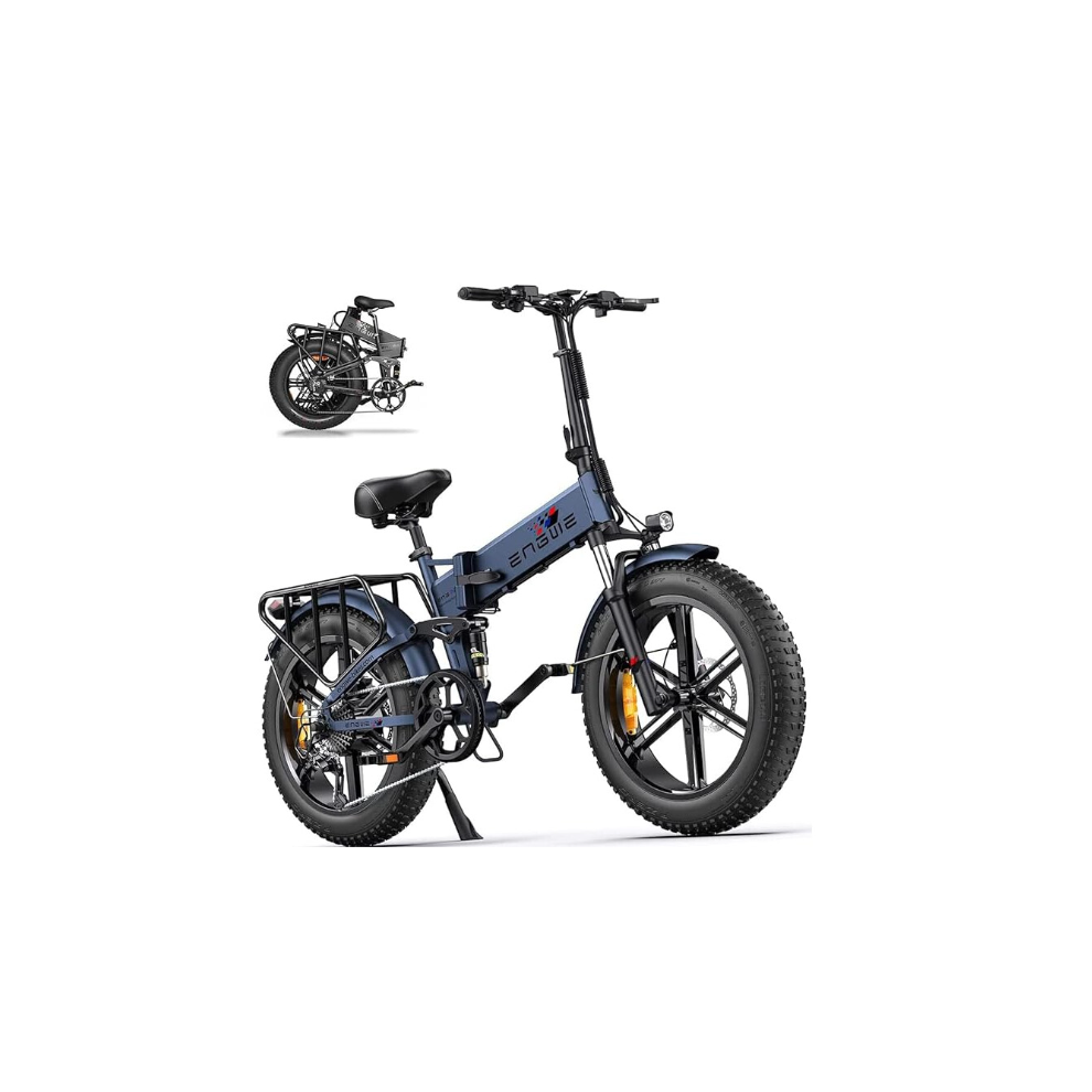 Electric Bike Folding E-Bike for Adults, 20''*4.0 Fat Tire ENGINE PRO