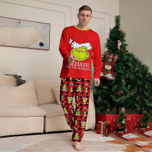 (Daddy, 4XL) Christmas Family Matching Pyjamas Sleepwear Xmas Grinch Printed Adult Kids Infants Nightwear Pajamas Pjs Set