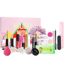 Xmas Christmas Advent Calendar Countdown Makeup Cosmetics Accessories Kit Surprise Gifts