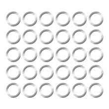 30PCS Lightweight Tippet Rings Fly Fishing Trout Fishing Line Tippet Leaders Stainless Steel Small Tackle Fishing Tool Accessories 2mm 25LB
