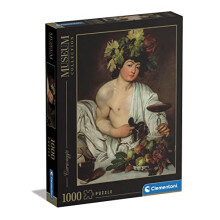 39765 Museum Collection Caravaggio, Bacchus 1000 Pieces, Jigsaw Puzzle for Adults-Made in Italy, Multi-Coloured