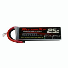 4S Lipo Battery 14.8V 25C 5000mAh with Without Plug (Lead-out Wire) for RC Airplane Quadcopter Helicopter Drone Quadcopter FPV Model Racing Hobby