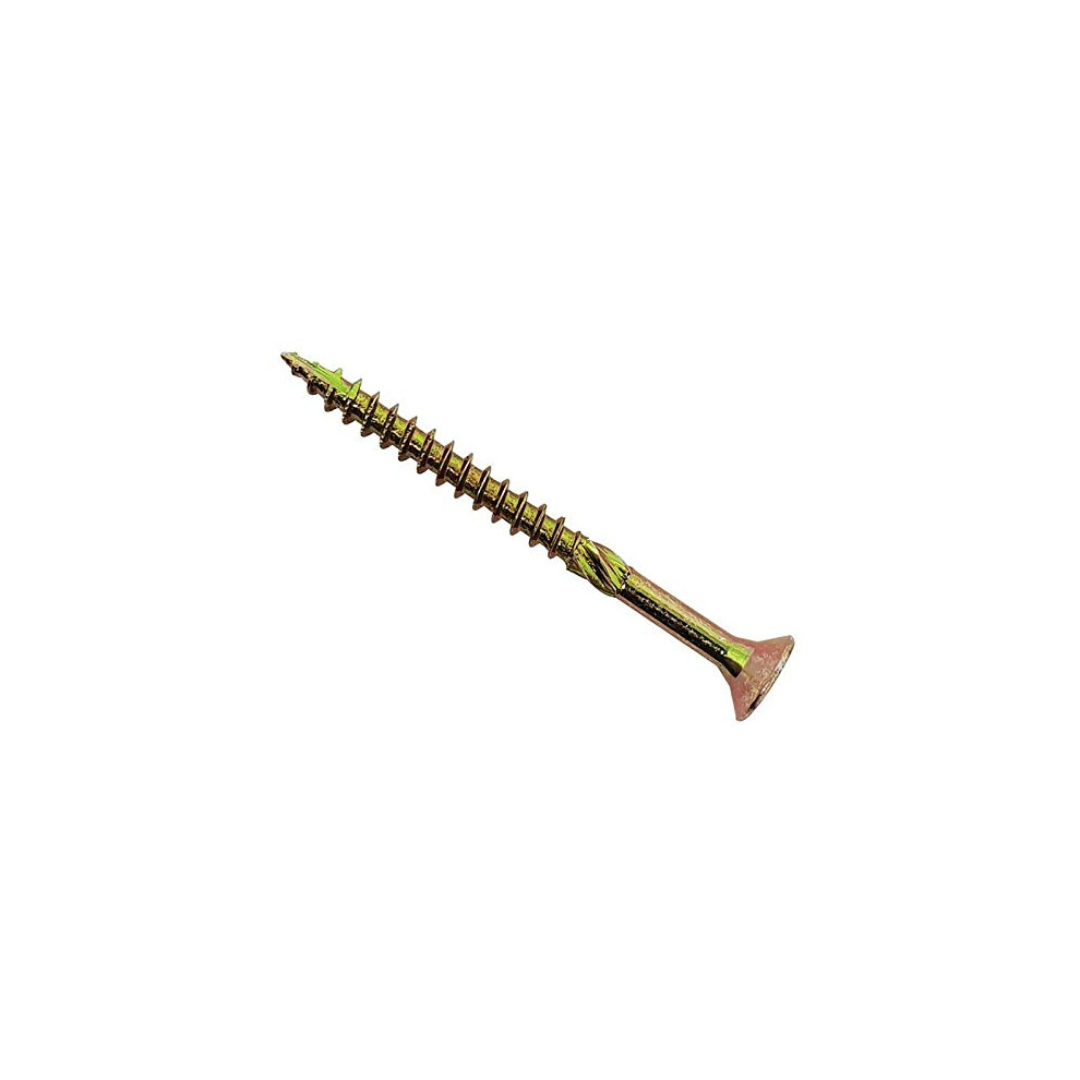 Spectre Advanced Multi-purpose Woodscrews | 5.0 x 50mm | Zinc Yellow Passivated | Bulk Box 500