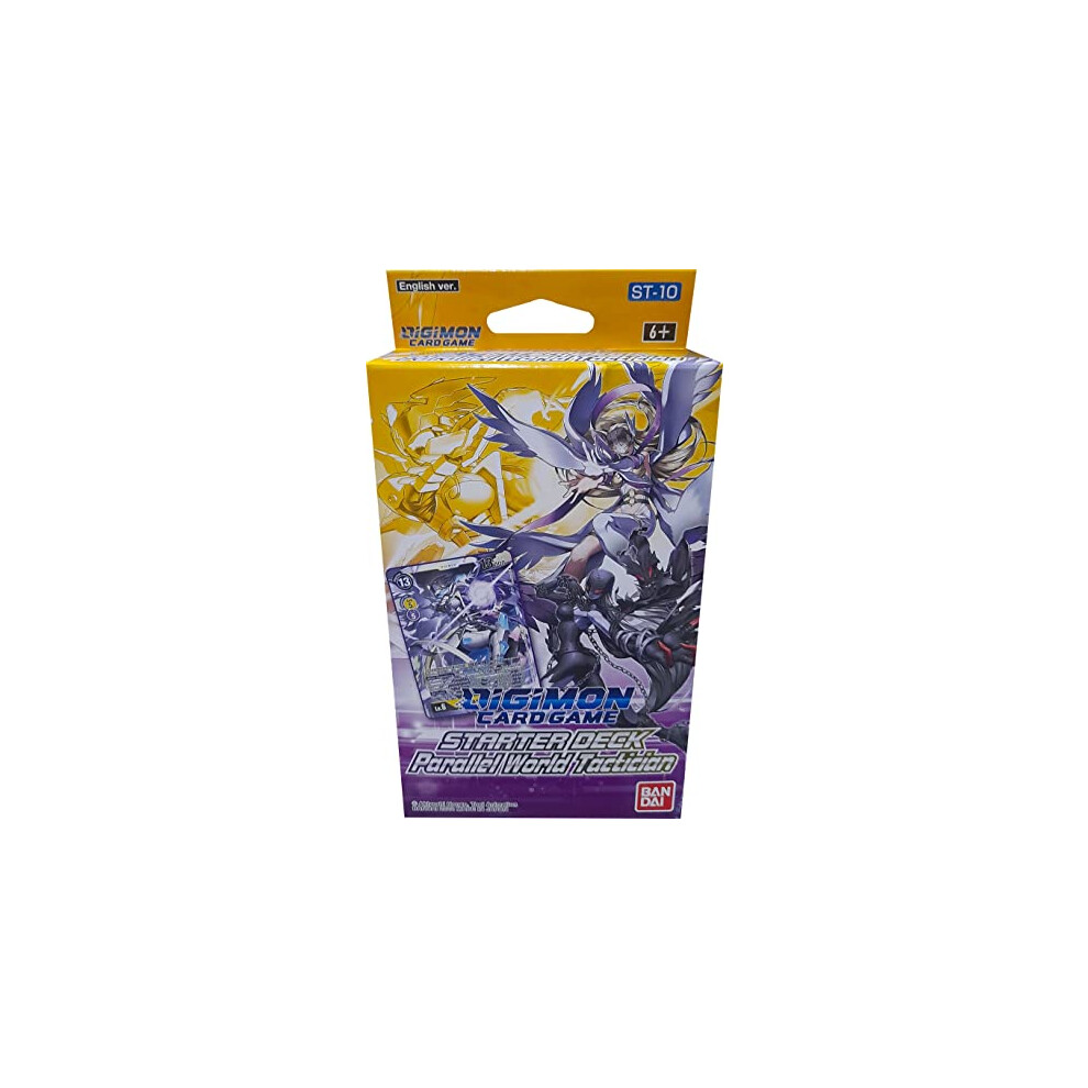 Digimon Card Game: Starter Deck - Parallel World Tactician ST10 | Card Game | Ages 6+ | 2 Players | 10 Minutes Playing Time, Multicolor (BCL2611043)