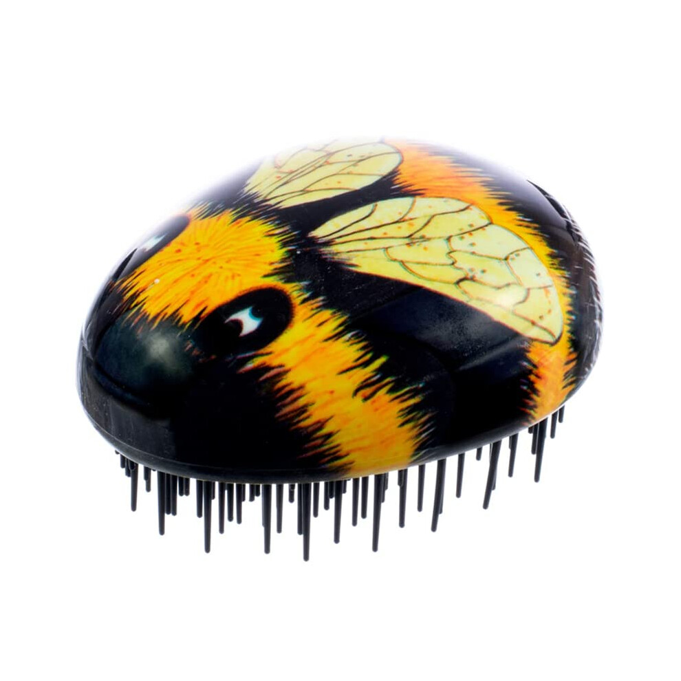 Brushes Pebble Detangling Brush - Ideal for Detangling and Styling - All Hair Types - Bumble Bee Design