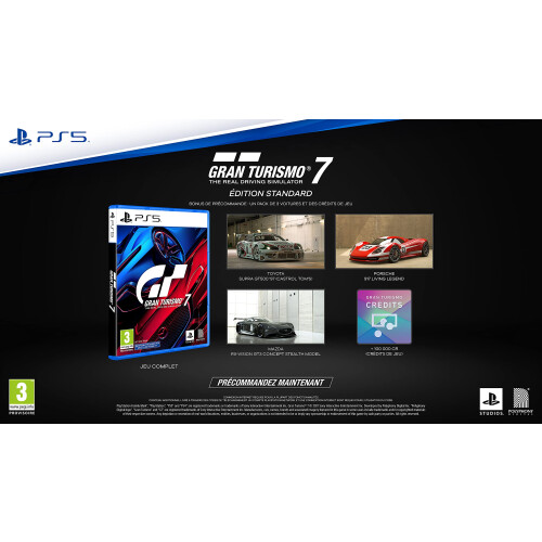 Playstation Sony Gran Turismo 7 PS5, Schwarz 1