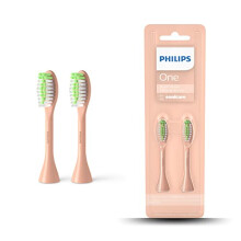 One Electric Toothbrush Brush Head - Pack of 2 (Model BH1022/05), Pink
