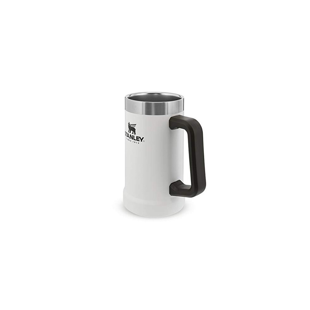 Adventure Vacuum Beer Stein 0.7L - Travel Mug Keeps Beer Cold For 7 Hours - Stainless Steel Beer Stein with Handle - Vintage Beer Stein - Dishwasher