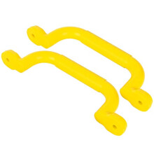 Game Grab Handles Kids Grab Handles Playground Handles Solid Safety Handles for Climbing Frame Tree House Dens Play House(Yellow)