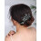 Bridal Hair Comb Green Wedding Comb Wedding Hair Piece Bridal Hair Clip Blush Hair Pin Wedding Hair Accessory 5