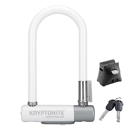 Kryptonite Unisex Adult Kryptolock Mini-7 Lock - White, Mini