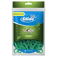 Oral-B Glide Compleet met Scope Outlast Flosspicks Mint 150 Count