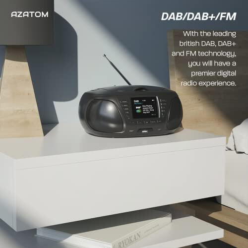 DAB DAB+ CD playe, FM Radio, Wireles Bluetooth, Stereo Speaker System ...