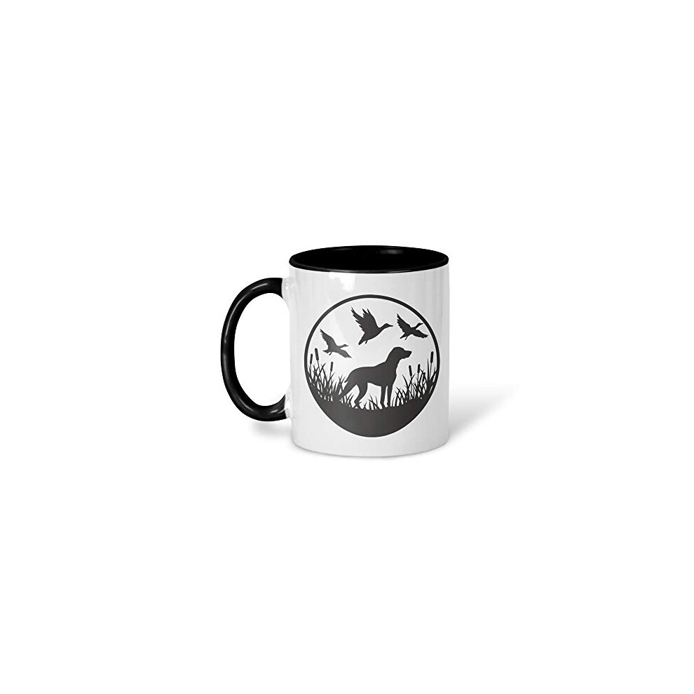 11oz Duck Hunting Mug with Black Handle and Inner-image-OPC-PDWDZFX-NEW