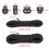 42 Pcs Cord Locks End Spring Toggle Stopper Zipper Pull Ends Fastener Buttons with 18 Yard Elastic Bungee Cord Stretch String for Drawstring, 3