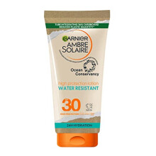 Ambre Solaire SPF 30 Water Resistant High Protection Sun Cream Lotion, High Sun Protection Factor 30, Non Sticky Sunscreen, UVA & UVB Protection,