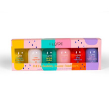 B.F.F's Bubbly Bath and Shower Collection, Body Wash Gift Set with 6 Mini Shower Gels, Creamy Lather Cleanses and Moisturises Skin, Pack of 6