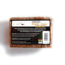 Authentic Black Soap With Neem Oil 200g